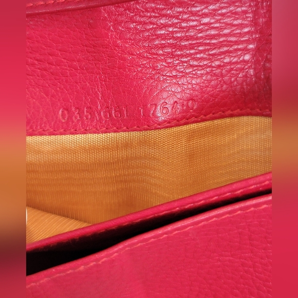 GUCCI HORSESHOE Continental leather wallet Vintage - Picture 11 of 13